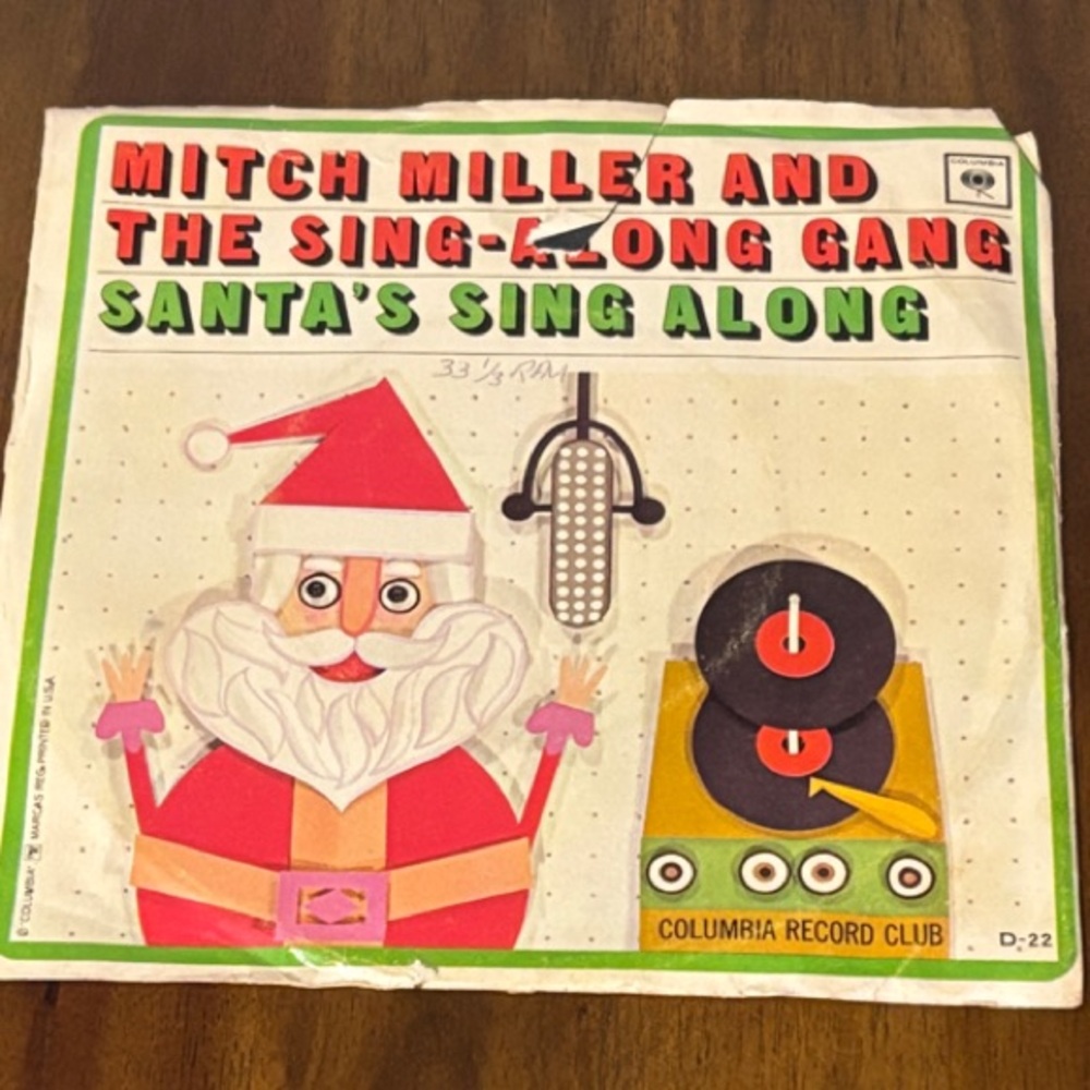Santa's Sing Along Record